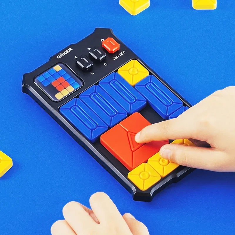 Super Slide Huarong Road Smart Sensor Game 500+ Puzzles Interactive Levelled UP Brain Teaser Fidget Toys For Kids Gifts