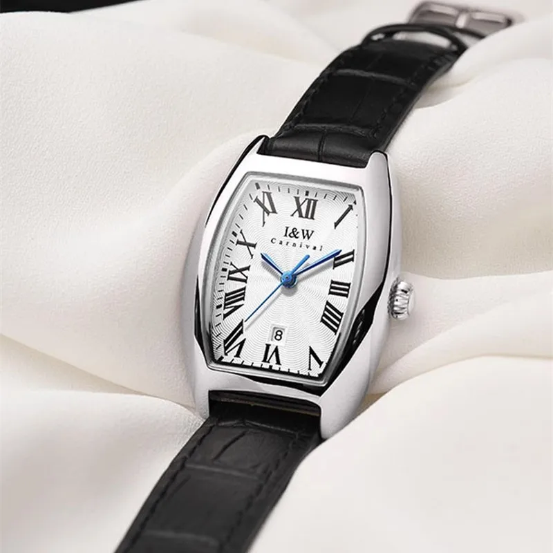 سويسرا صنع ساعة للنساء كرنفال العلامة التجارية الفاخرة الياقوت التقويم كوارتز ساعة اليد السيدات موضة مقاوم للماء Reloj Mujer #5