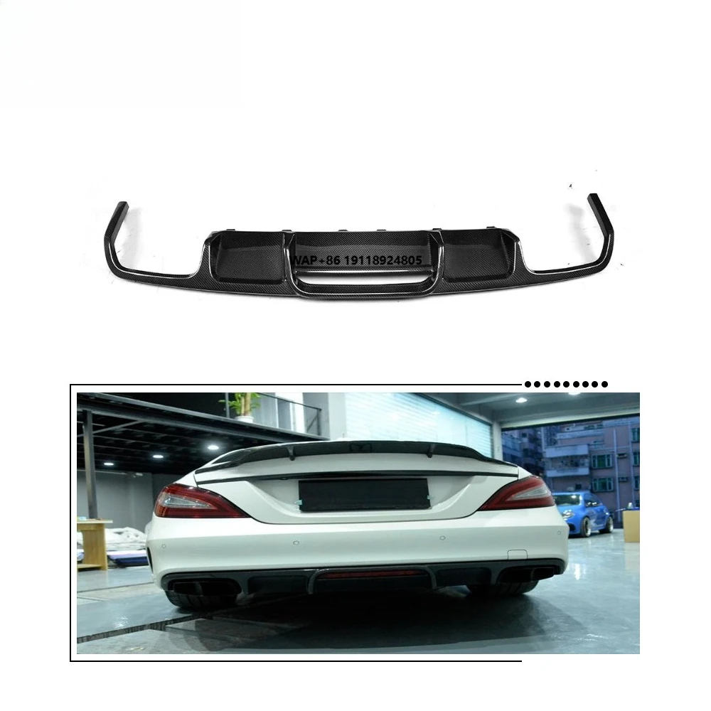 

Carbon Fiber Rear Bumper Diffuser for CLS W218 CLS63 AMG 15-17 (Fit:W218 CLS63)