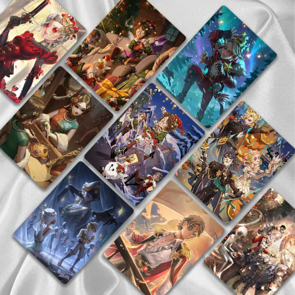 

55 PCS Identity V Anime Laser Emma Woods Emily Dyer Cosplay Rounded Corners LOMO Card Christmas Gifts Girls