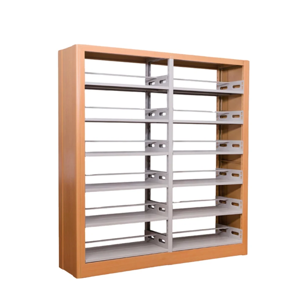 

Modern Design Steel Book Shelf Stainless Steel Bookcase and Racks for School Library Furniture