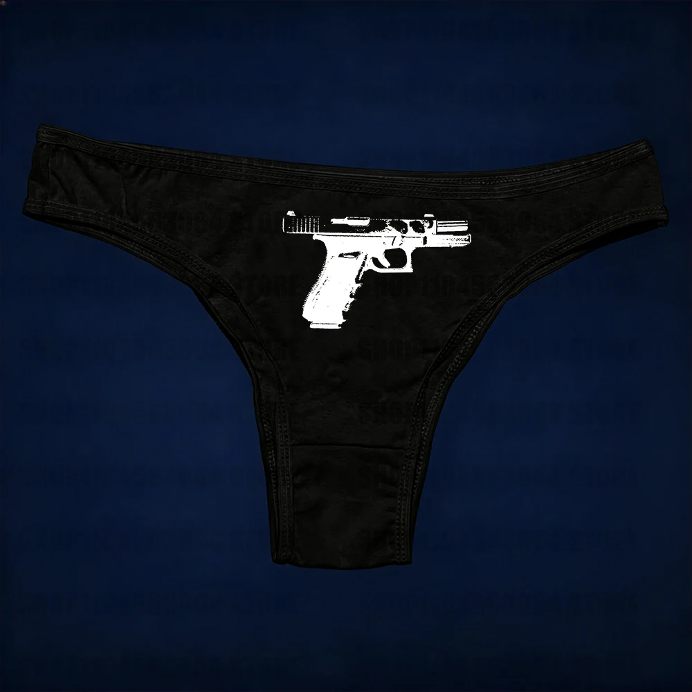 2026 new women's pistol printed underwear thong summer European and American re… - Image 3