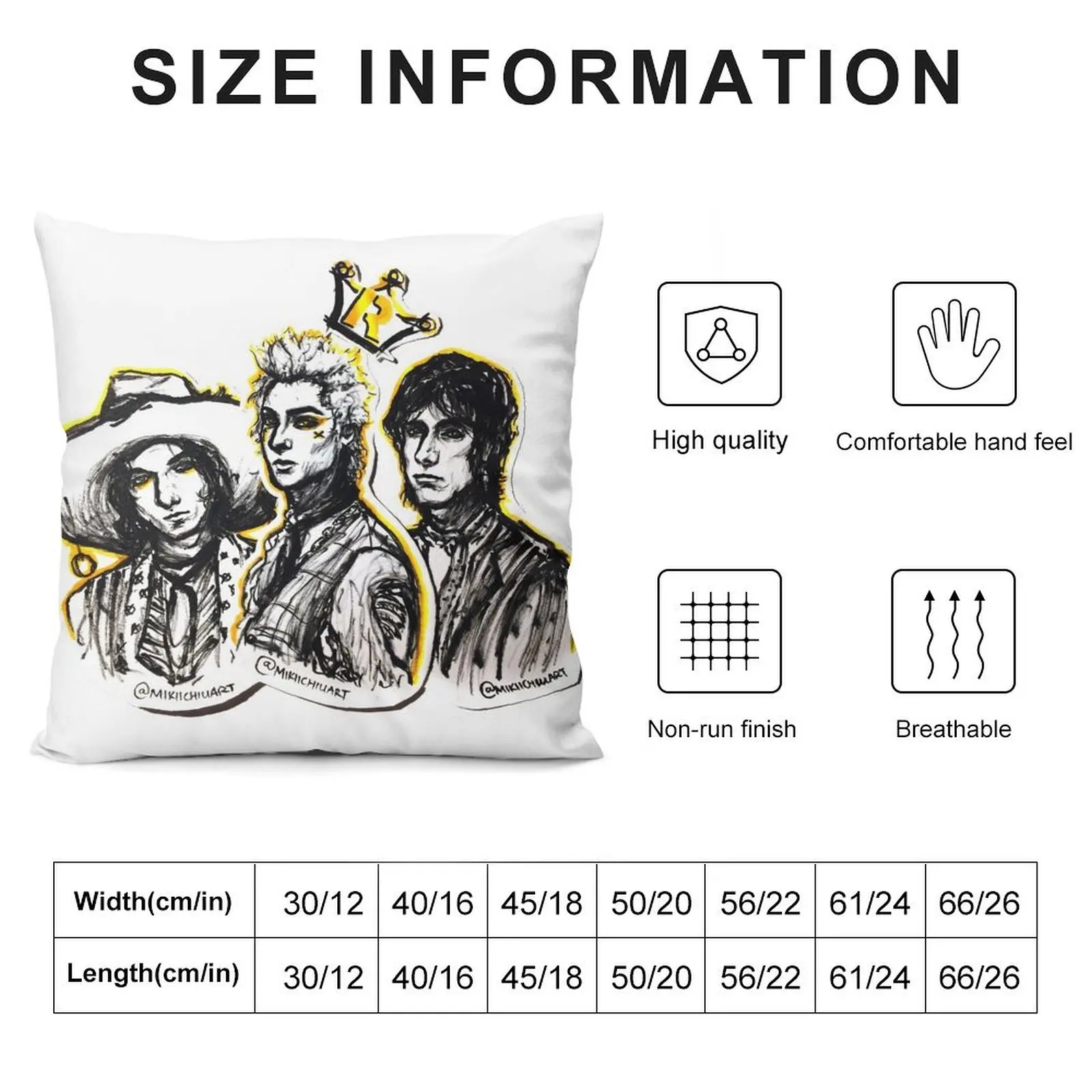 #95 - Palaye Royale (Rocksound Series) Throw Pillow Room decorating items christmas pillow case pillow