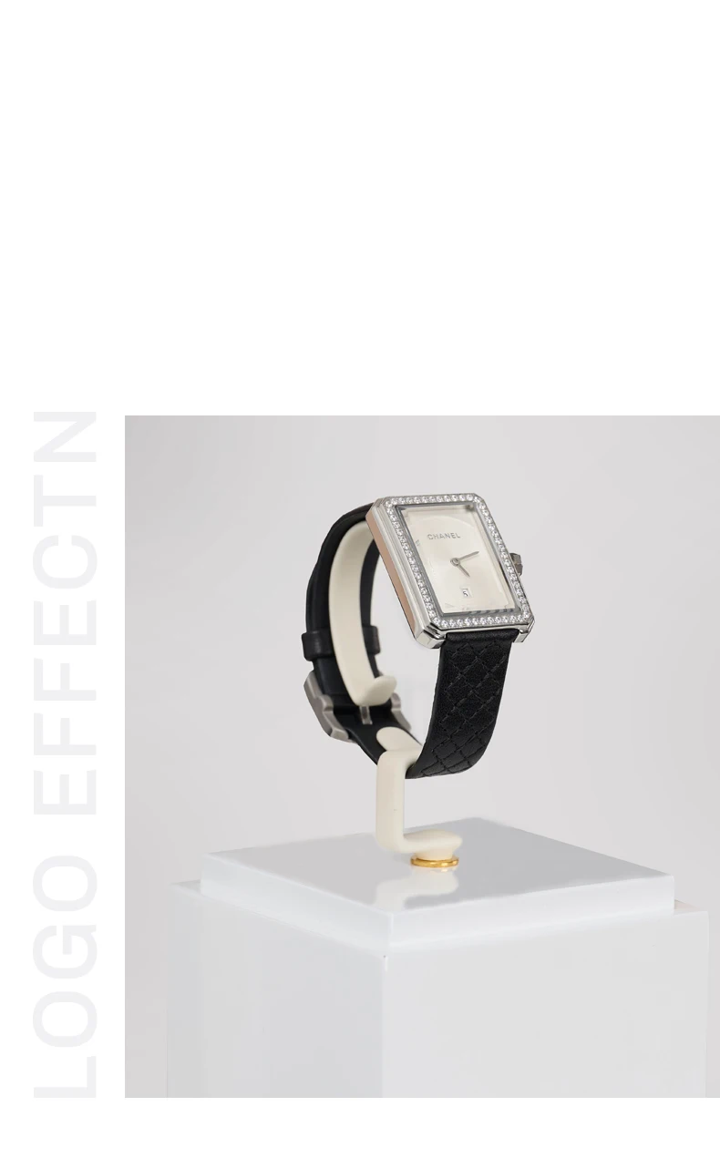 Oirlv Premium Weißer Uhrenständer Armbanduhren-Aufbewahrungshalter Ausstellungsständer Uhrengeschäft Vitrine Theken-Armbanduhren-Präsentationsständer-Set – Detail 9