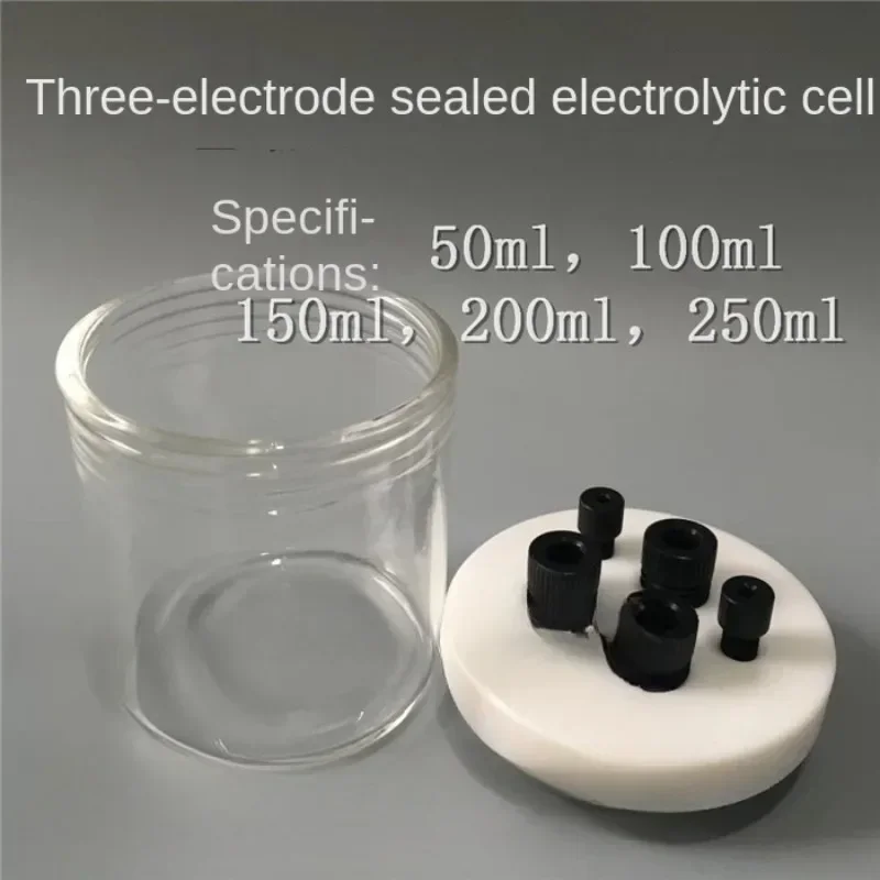 C001 Glass Seal Electrolytic Cell Sealed Electrolytic Cell 50ml-500ml Three-electrode System