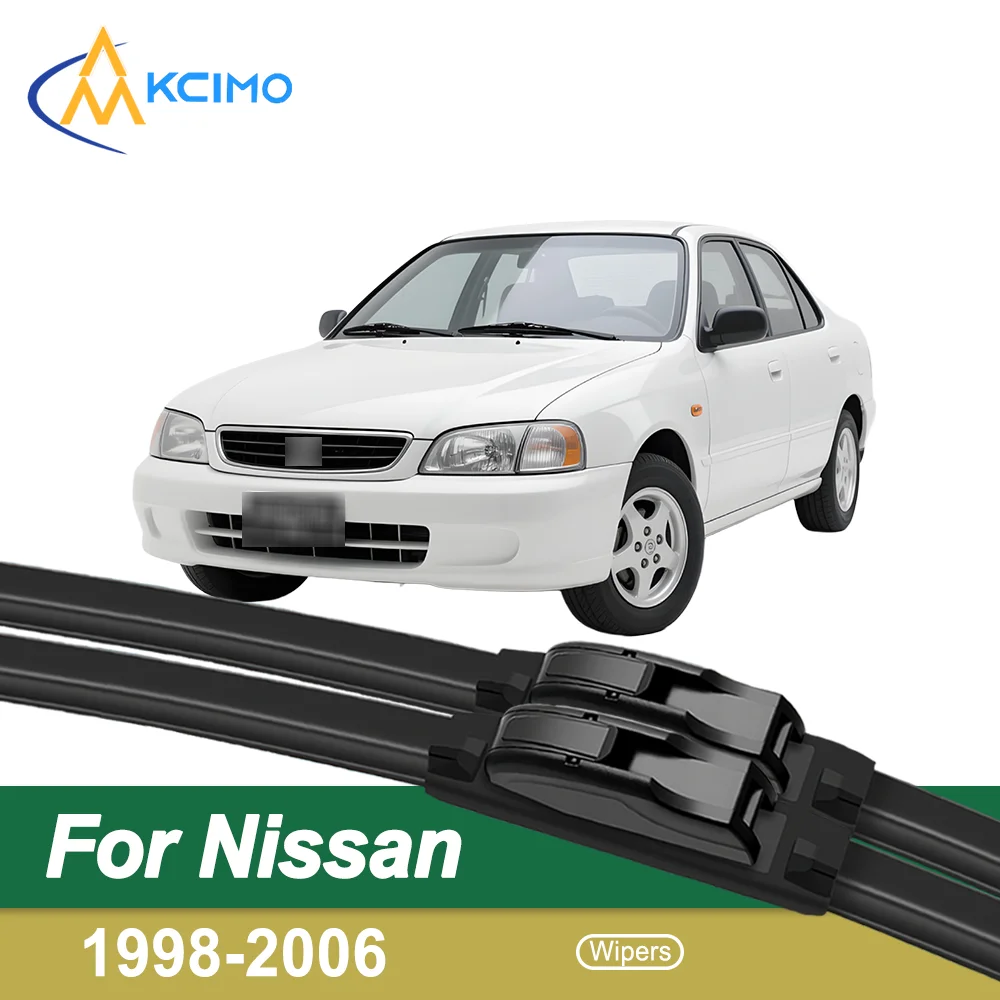 

Smooth & Silent Wiping 2PCS Wiper Blades for Nissan Almera Tino V10 1998–2006 All-Weather Clear View Safe Driving