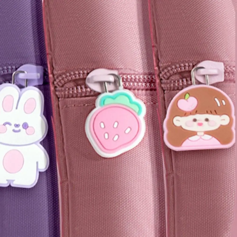 Kawaii Capybara Tote School Bag Cartoon Handheld Capybara Tutorial Bag Portable Cute Panda Multi-layer File Organizer