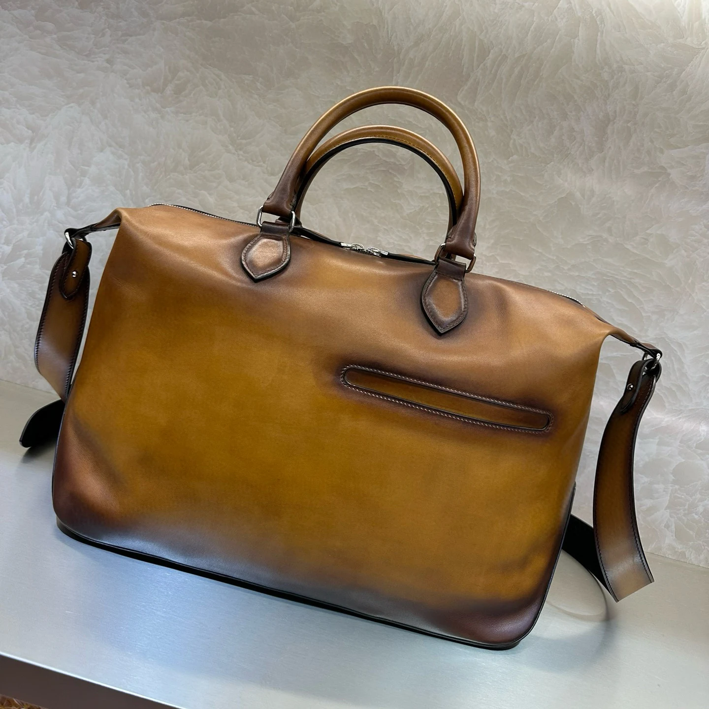 

SEETOO 2024 Color Custom Leather Travel Bag Big Sizes Available 30*42*24CM