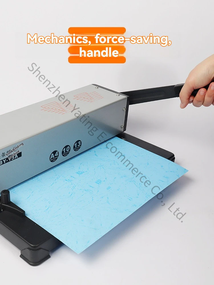 Manual Punching Machine Ten Hole Clip Binding Machine 10 Hole Cover Punching Office Binding Machine