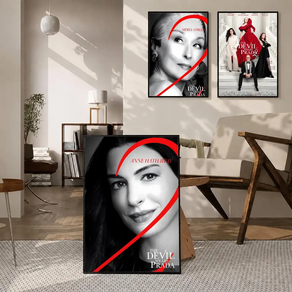 Movie The Devil Wears Prada Poster High-definition  stickers, suitable for bedroom, living room, home decoration