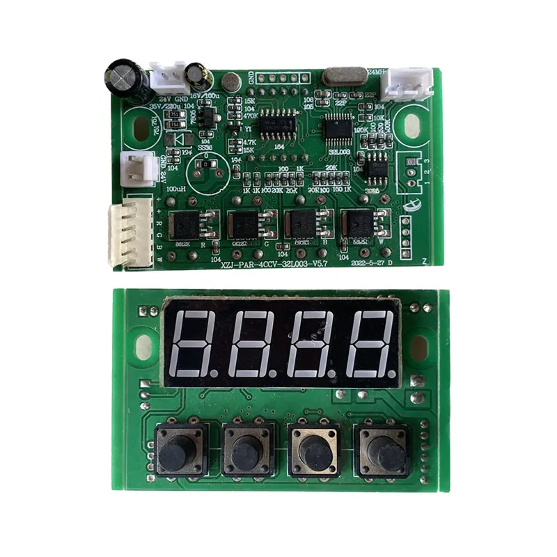 XZJ-PAR-4CCV-32L003-V5.7 rgbw 4in1 Led Par Light DMX Control Motherboard Main Display Board