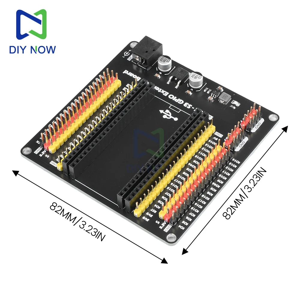Fotografia 7: Compatível com Esp32-S3 ou placa de desenvolvimento com o mesmo pino ESP32-S3 GPIO IoT placa de expansão interface DC5.5 * 2.1