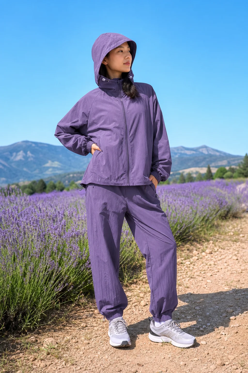 Ice Silk UPF50+ Summer Lightweight Loose Quick Dry Fishing Skin Suit Sun Protection Two-Piece Set Breathable Comfortable