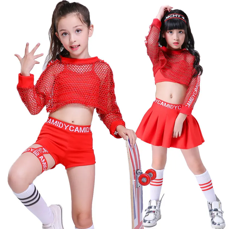 Girl Jazz Dance Costumes for Boys Jazz Dance Costume Girls Street Dance Performance Clothing Boys Hip Hop Girl Modern Dance Set