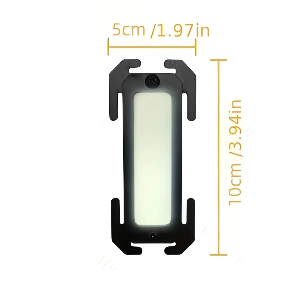 Tactical Glow-In-The-Dark Velcro Tag, Molle Mounting Buckle, Outdoor Backpack Light-Absorbing Panel, Luminous Identification Pat