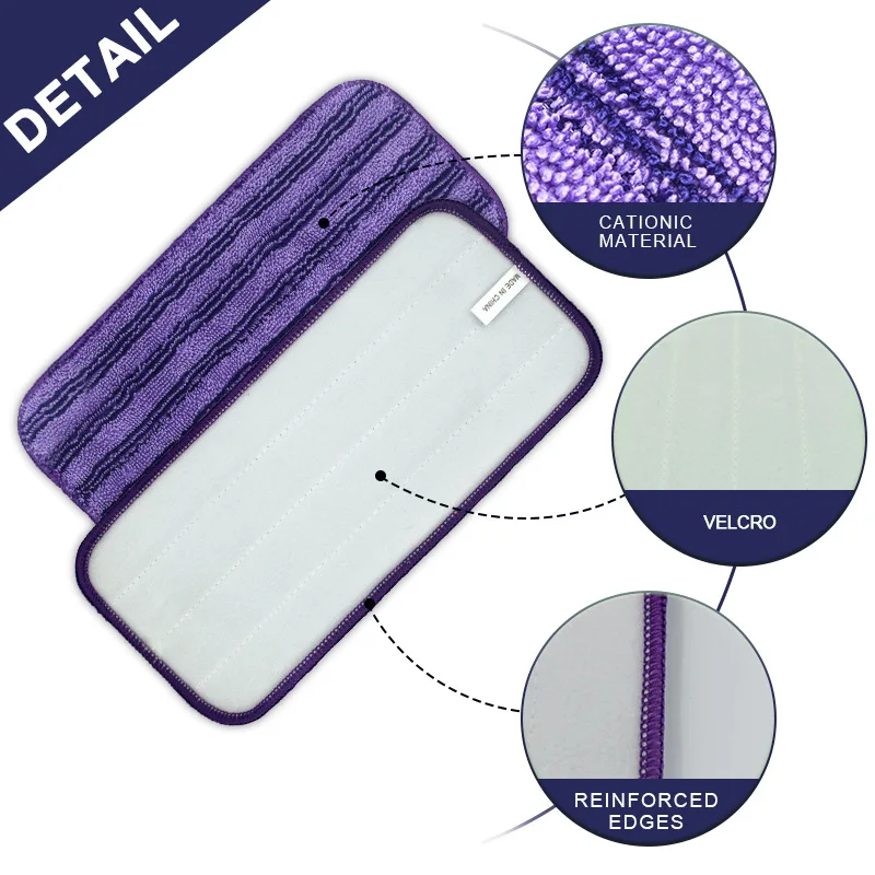 Reusable Microfiber Mop Pads for Swiffer Wet Jet Wet and Dry Pad Household Dust Cloth Cleaning Tool Accessories Mop Cloth Pad