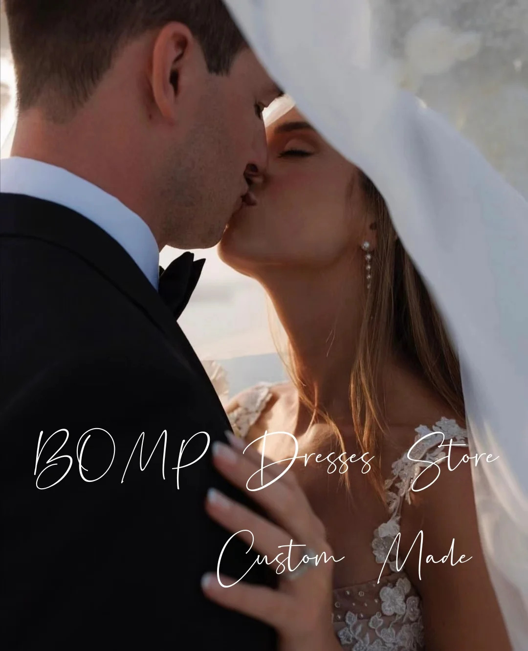 BOMP Exquisite Mermaid Wedding Dress 3D Flowers Lace Sweep Train Spaghetti Strap Bridal Gown Customized Classic Robe De Mariée