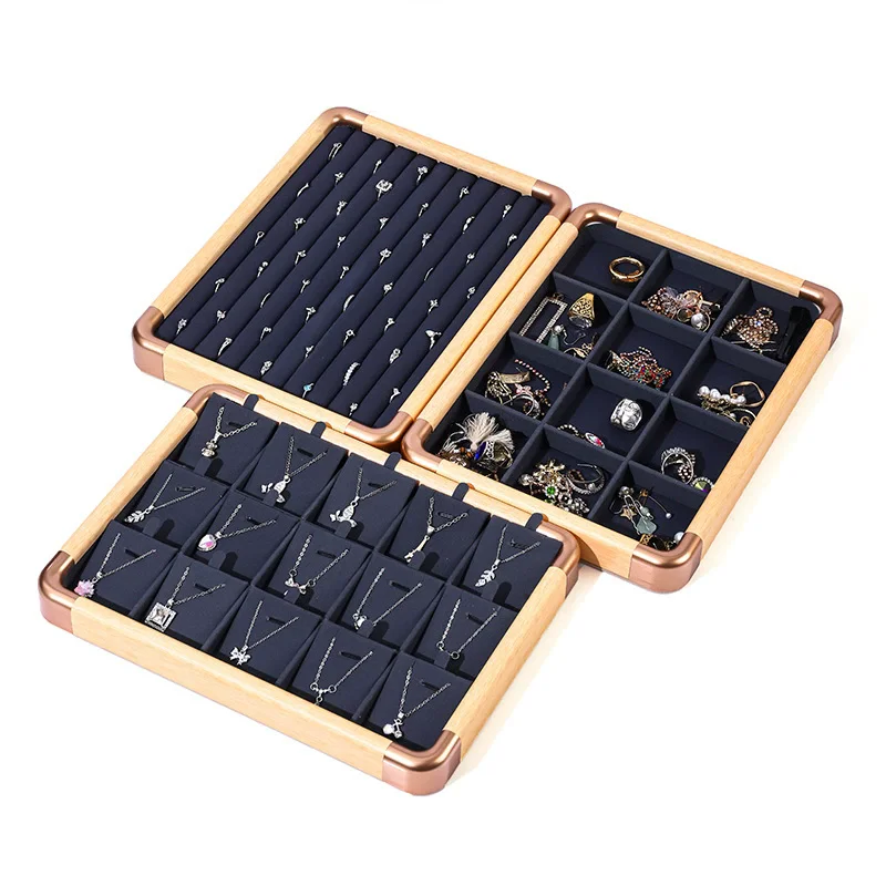 

Поднос для демонстрации ювелирных изделий, ожерелье, кулон, кольцо, шпилька, браслет, витрина для хранения, тарелка для домашней стойки