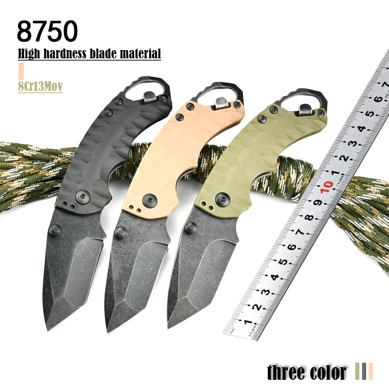 

KS-8750 Outdoor Mini Folding Knife Camping Portable Pocket Knives Sharp Fruit Knives Mountaineering Pedestrianism Equipment