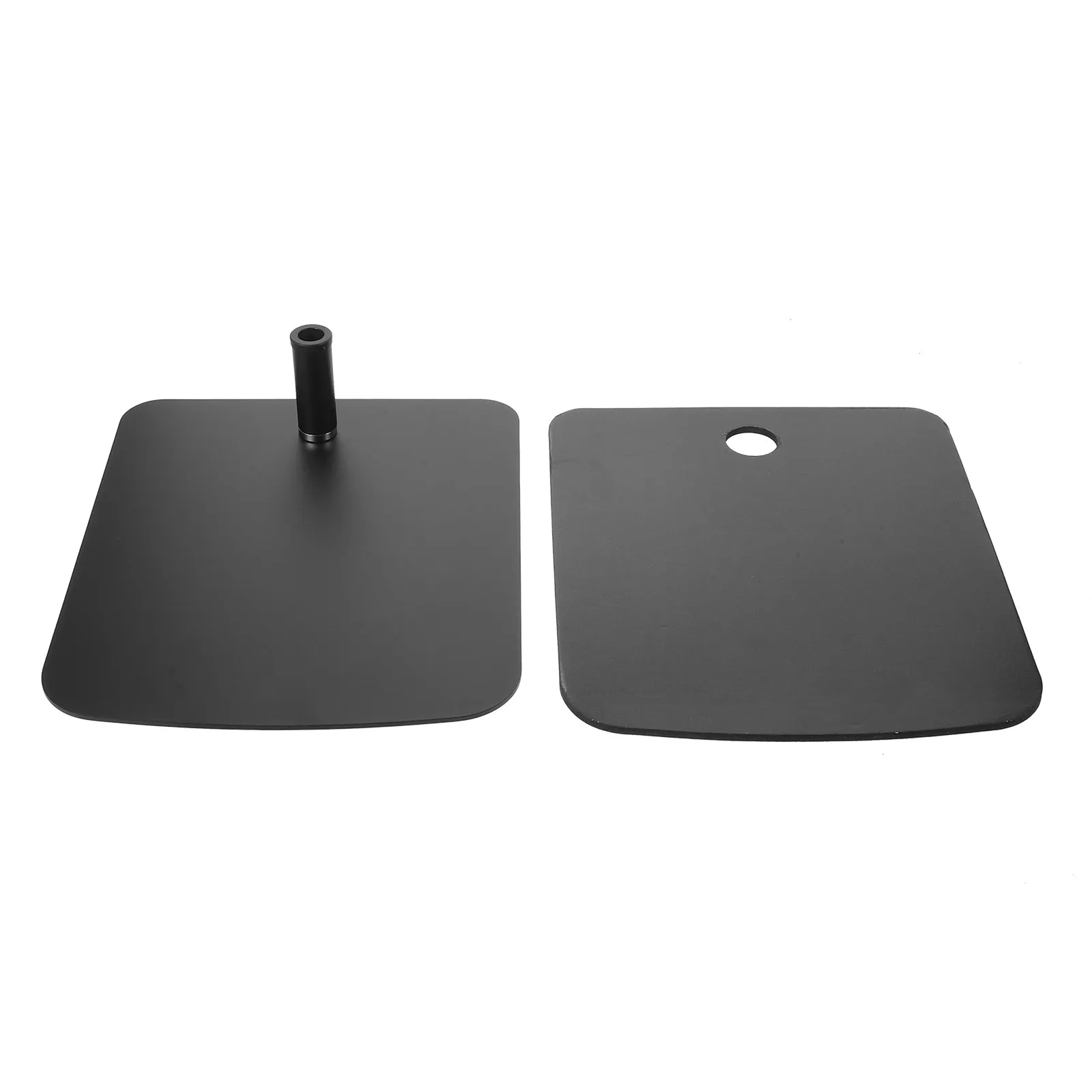 Thickened Metal Desk Mounted Mic Base Plate Stable Non Slip Desktop Microphone Stand Base for Recording Podcast