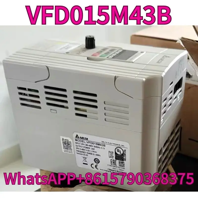 New frequency converter VFD015M43B 380V 1.5KW