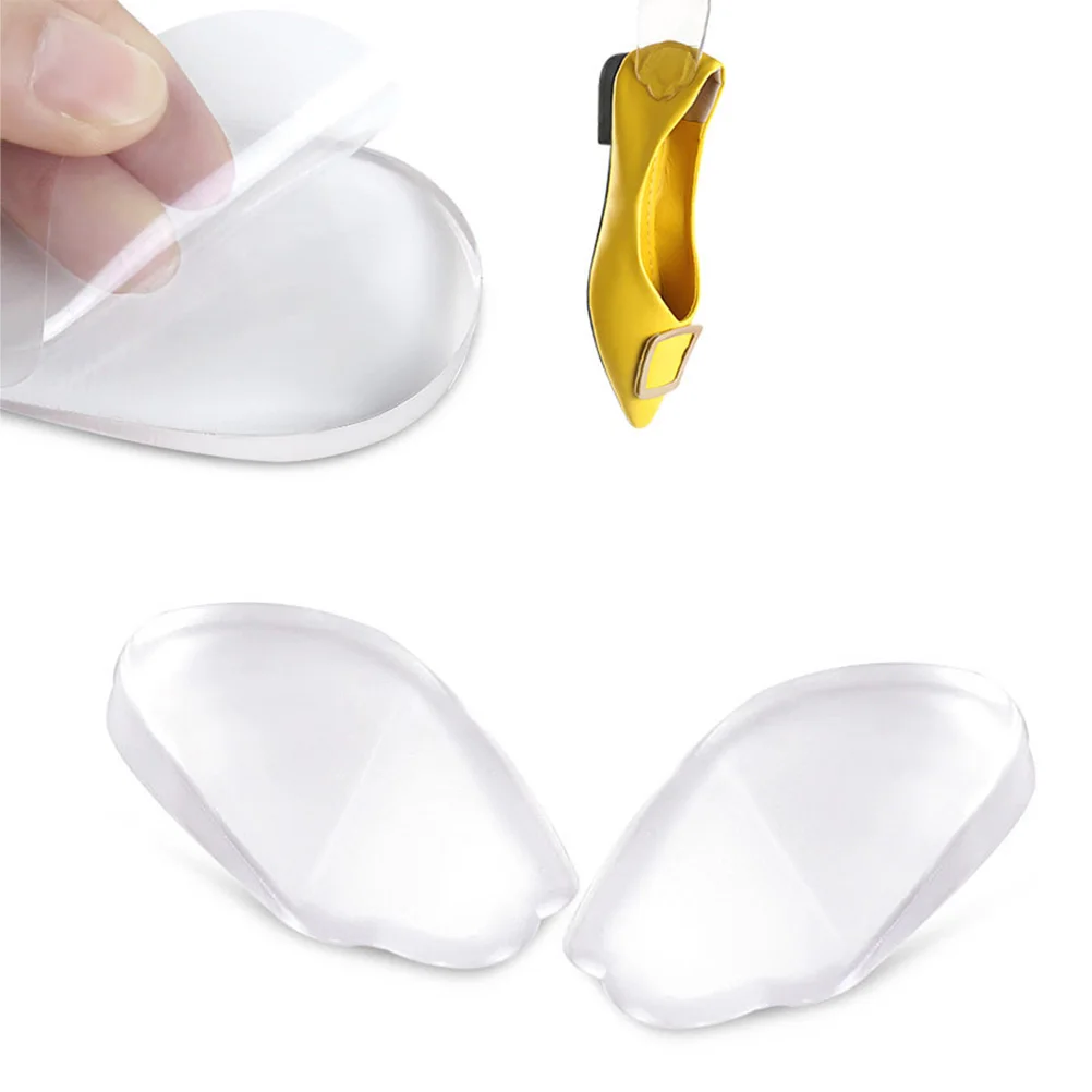 

5 Pairs Gel Insoles Heel Pads Shockproof Ventilated Premium Material Foot Care Protector Ladies Shoes Accessories Leg Corrector