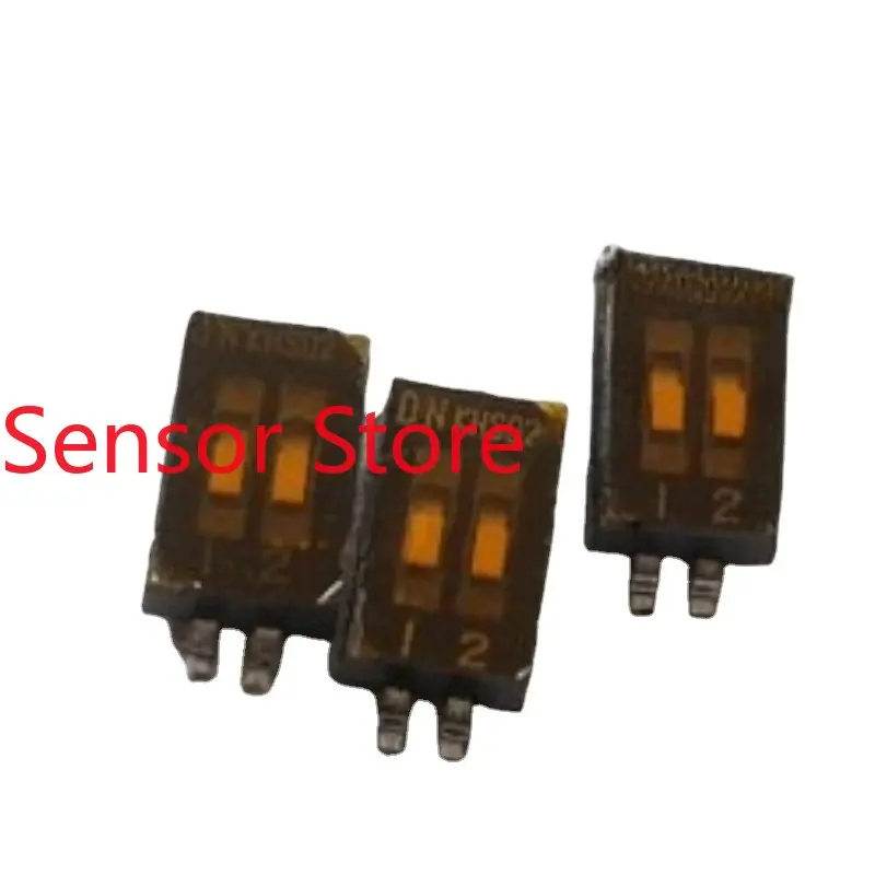 10PCS Dial Switch 1.27 Spacing 2-position Patch Coding  SOP-4 KHS02E