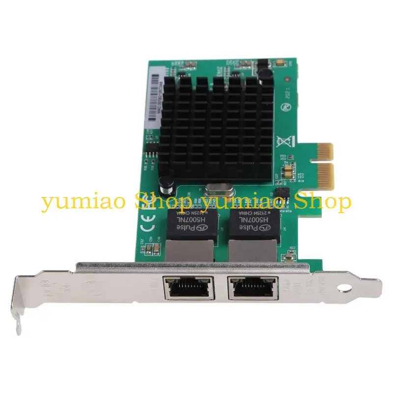 

587B двойной гигабитный порт PCIE 1X 1G оптоволоконный сервер Lan сетевая карта для 82575 Pci-e 2 порта RJ45 адаптер для