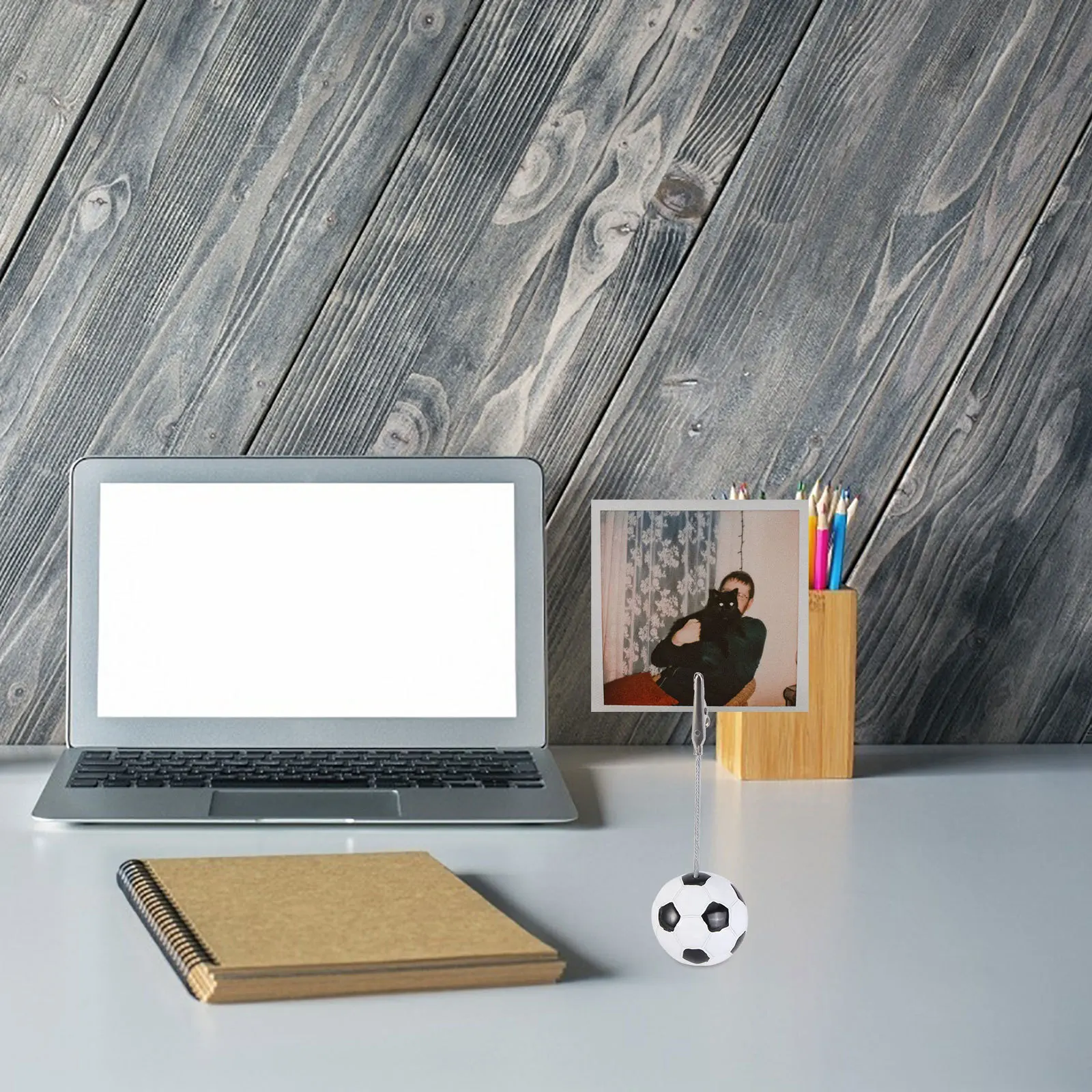 5 قطعة مقاطع صور كرة القدم مجموعة من 5 DIY بها بنفسك صور كليب ديكور لجو مبهج في المنزل الأحداث الحفلات ورقة كليب #3