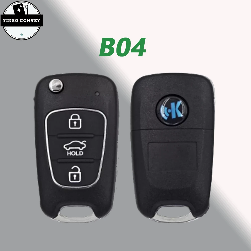 YINBO 2/4/6 PCS KEYDIY B04 KD Car Remote Smart Key Universal 3 Button For Hyundai Kia Style For KD900/KD-X2 KD MINI/ URG200