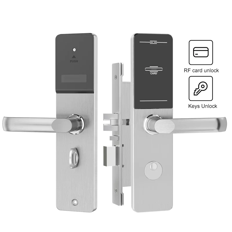 High Quality 304SUS Electric Hotel lock RF card door lock