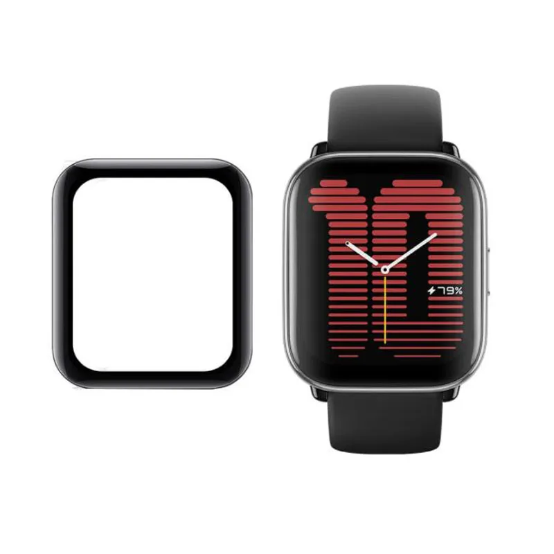 3D gebogene weiche Kante klare Schutz folie Smartwatch volle Abdeckung für Amazon Active Displays chutz folie Smartwatch Zubehör
