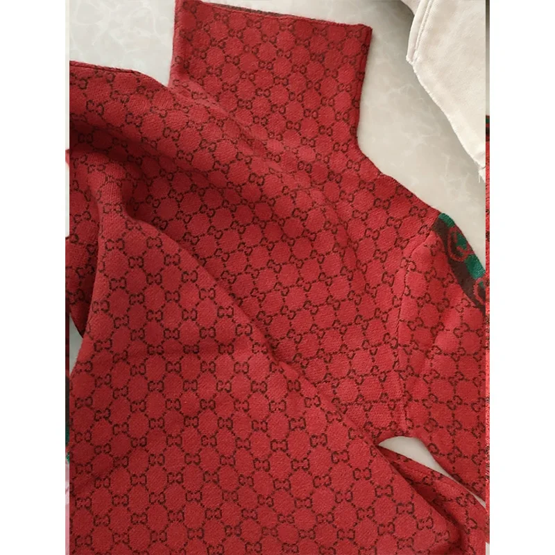 

Женский свитер с полуводолазкой, осень-зима, новый модный тонкий вязаный свитер