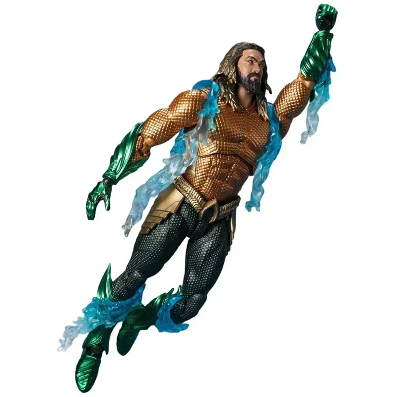 In Stock Original Bandai SHF The Lost Kingdom Aquaman Aquaman 2 Action Figure Animation Toys Gift Model Collector Anime Hobby