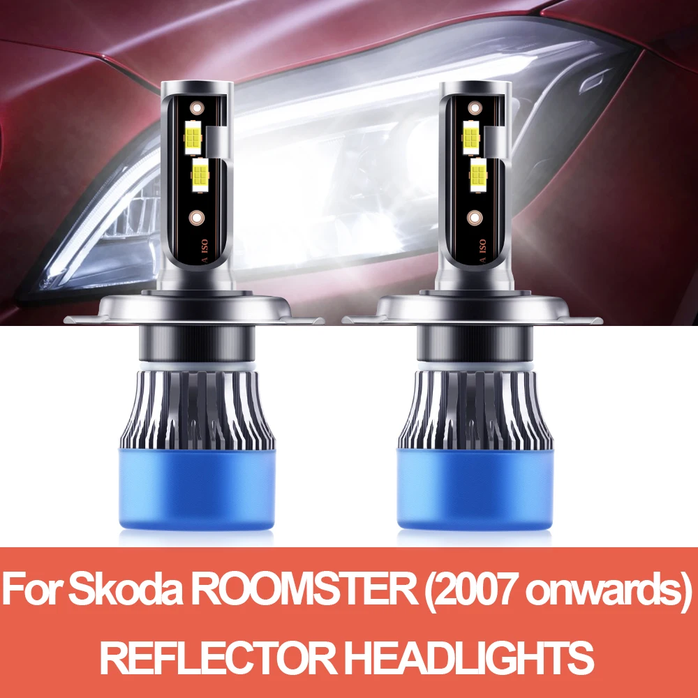 

Super Bright H4 Auto LED 15000LM Bulbs For Skoda ROOMSTER REFLECTOR HEADLIGHTS 2007 2008 2009 2010 2011 2012 2013 2014 2015-2024