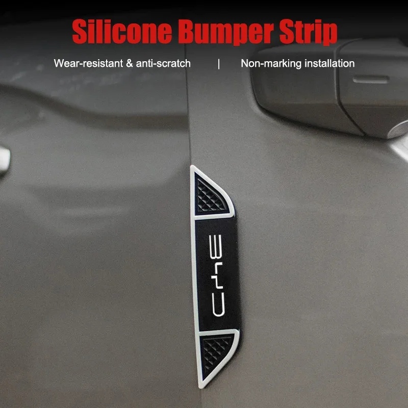 Car Door Anti‑collision Strips Silicone Door Edge Guard For BYD Seal U Dolphin Mini Sealion7 Song Pro ATTO3 Yuan UP Anti‑scratch