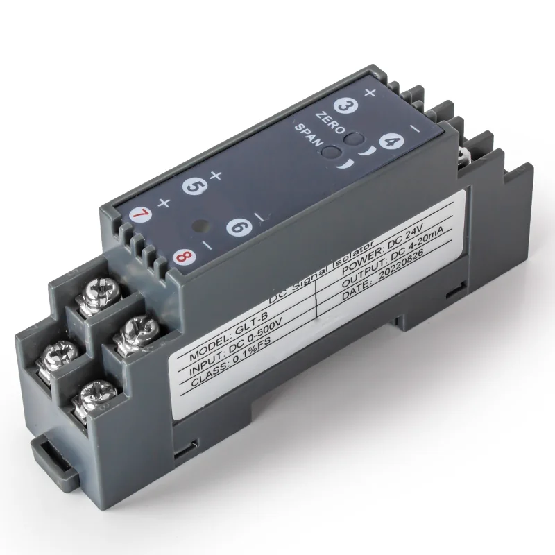 Signal Isolator 4-20mA 0-10V 0-5V 0-10mA Analog Signal Isolator 1 In 1 Out 1 In 2 Out DC Current Voltage Signal Converter