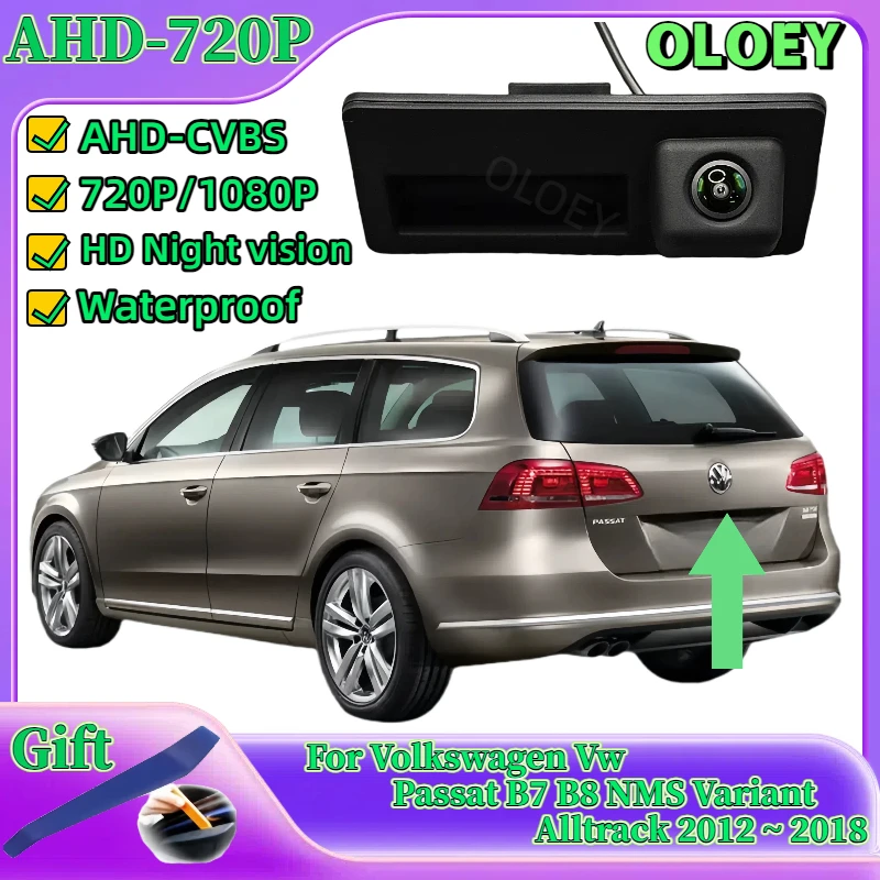 Für Volkswagen Vw Passat B7 B8 NMS Variante Alltrack 2012 ~ 2018 Original Bildschirm Eingang Rückansicht Kamera Parkplatz Rückfahr Kamera