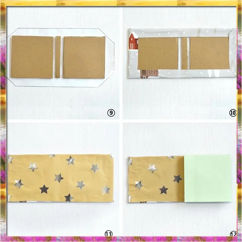 Aug. 6Pcs Bookbinding Easy Scrapbooking Tool For Starter, Great Stencils And Cutter Guide Kit Can Be Made Into Notebook Blue