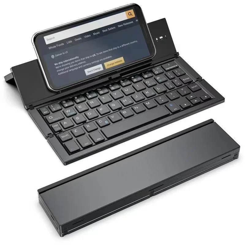 

Bluetooth wireless, folding keyboard, three systems dual channel, mobile phone tablet
