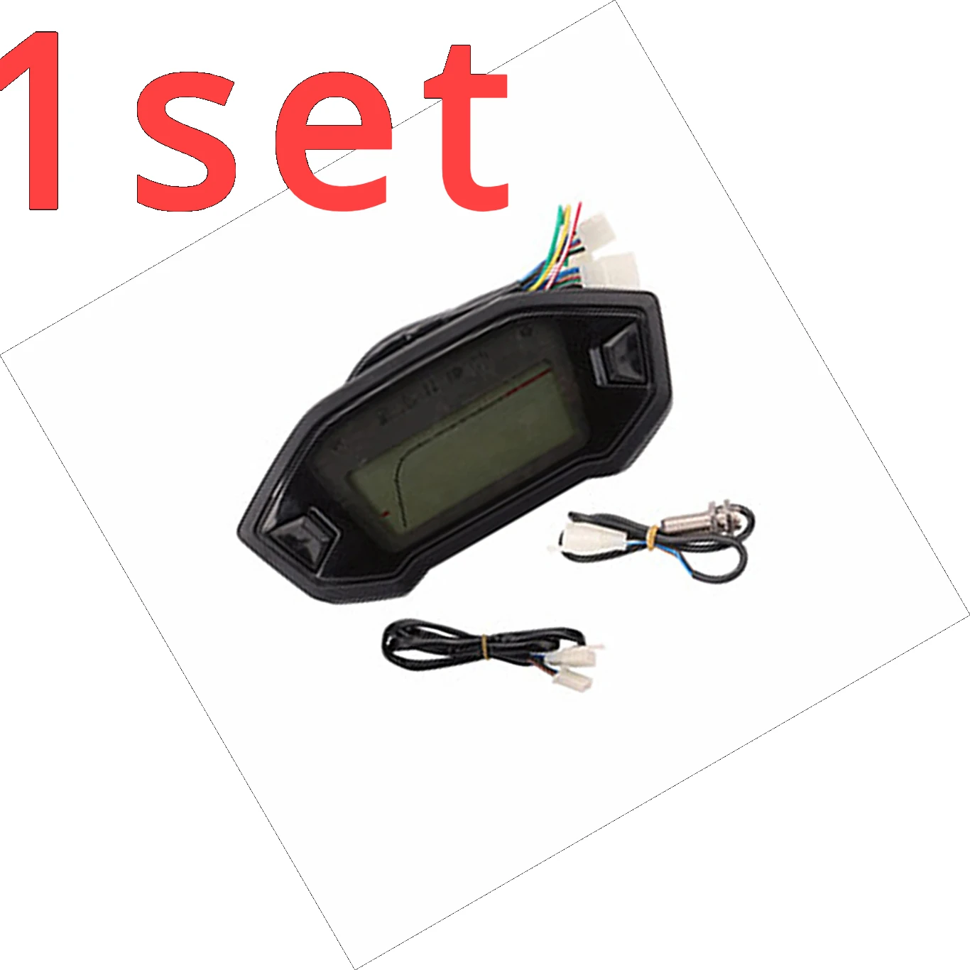 

For Motorcycle dashboard odometer code meter tachometer MAX 199 LCD digital speedometer