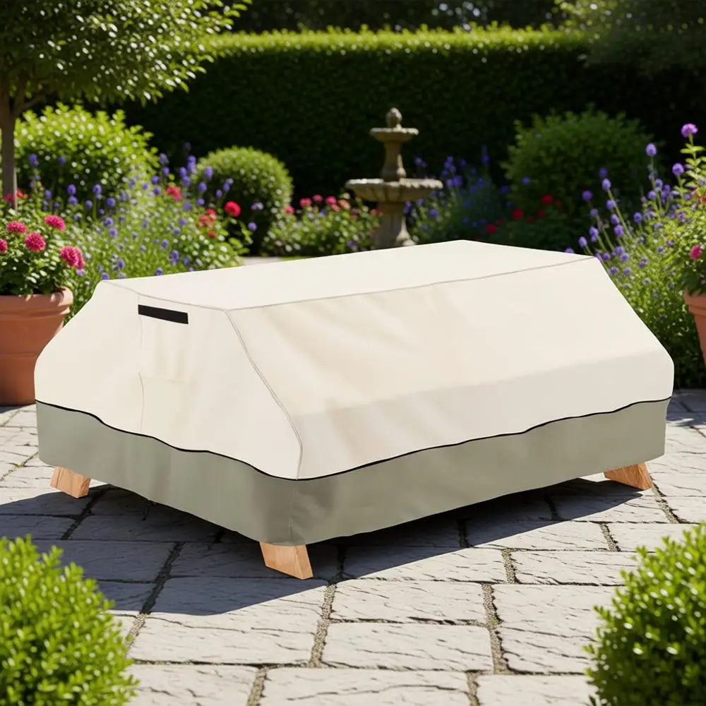 

Чехол для уличного стола для пикника, 72 дюйма, водонепроницаемый, из сверхпрочного холста 600D с защитой от УФ-излучения