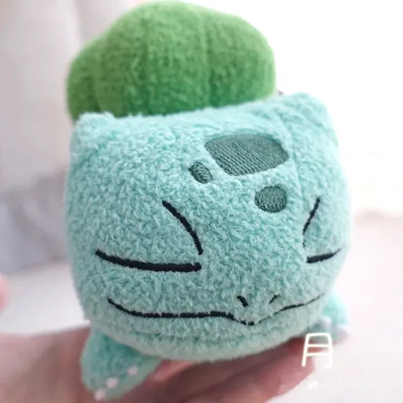 Kawaii Pokemon Plush Toys Mini Sleep 3 Pack Charmander, Squirtle & Bulbasaur Soft Hobbies Games For Kids Babies Birthday Gift