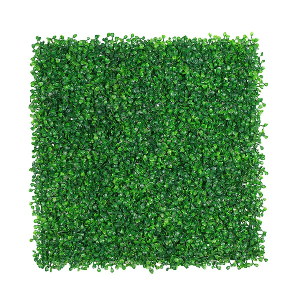 

Artificial Green Plant Wall Panel Plastic Outdoor Lawns Privacy Fence Backyard Screen Wedding Backdrop Party Garden Grass Decor