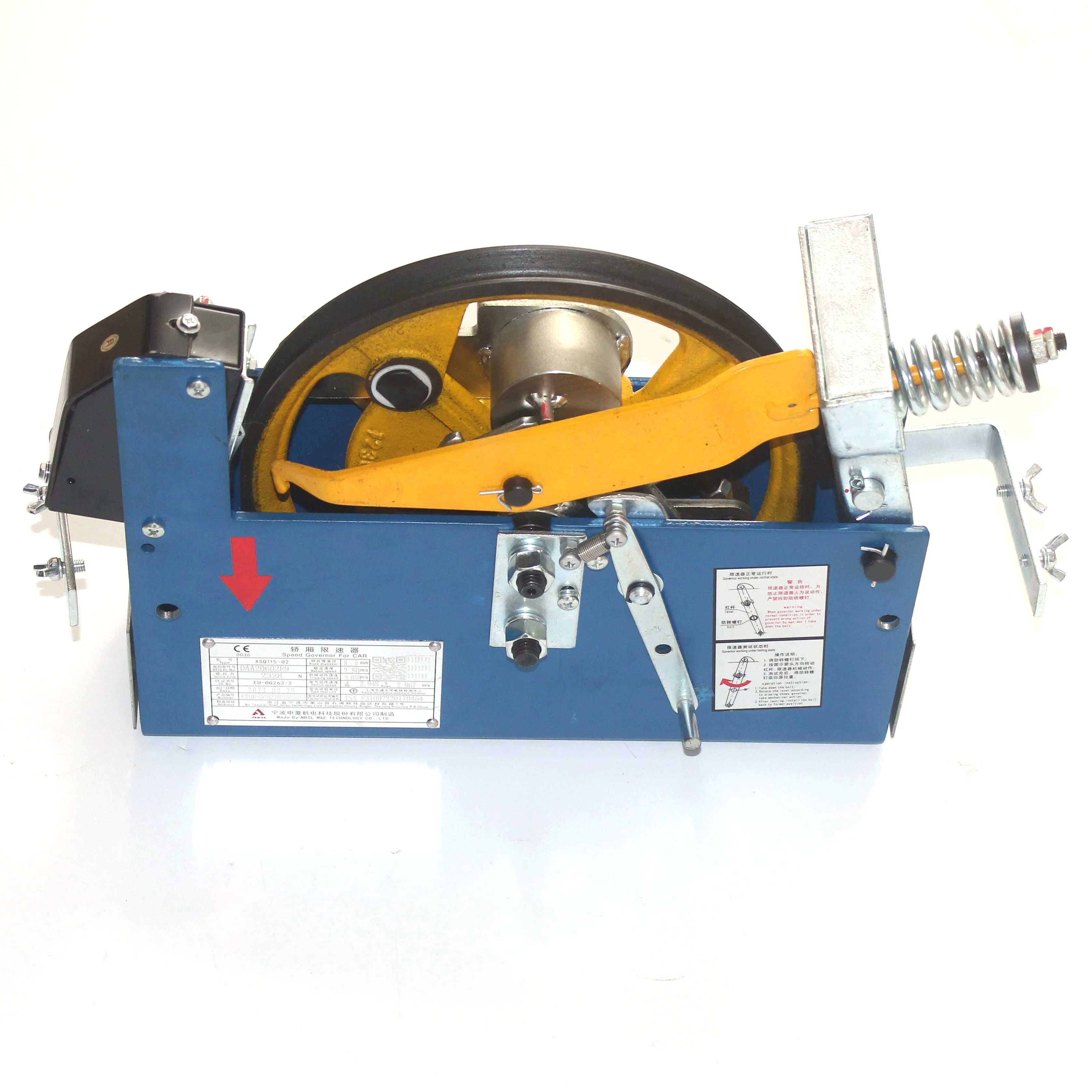 DAA/DBA/DCA20602C17/C18/C18 /C20 محدد سرعة المصعد XSQ115-12 جديد