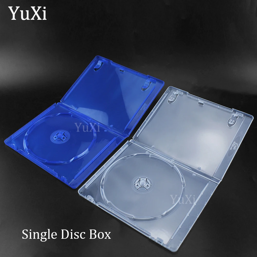 1 piece DVD CD Disc Box Case For PS4 PS5 Transparent Game Disk Holder dvd cd Discs Storage Protective Box For PlayStation 4/5