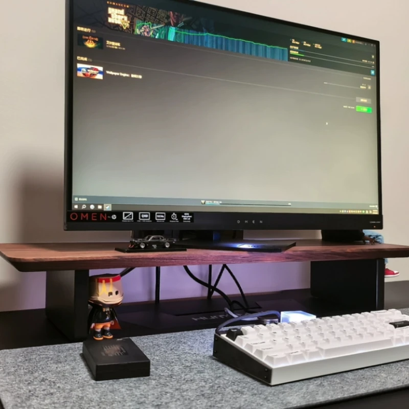 Solid Wood M20 Monitor Riser Holder Modular Storage Desktop Monitors Stand Home Computer Screen Shelf Monitor Organizer Rack