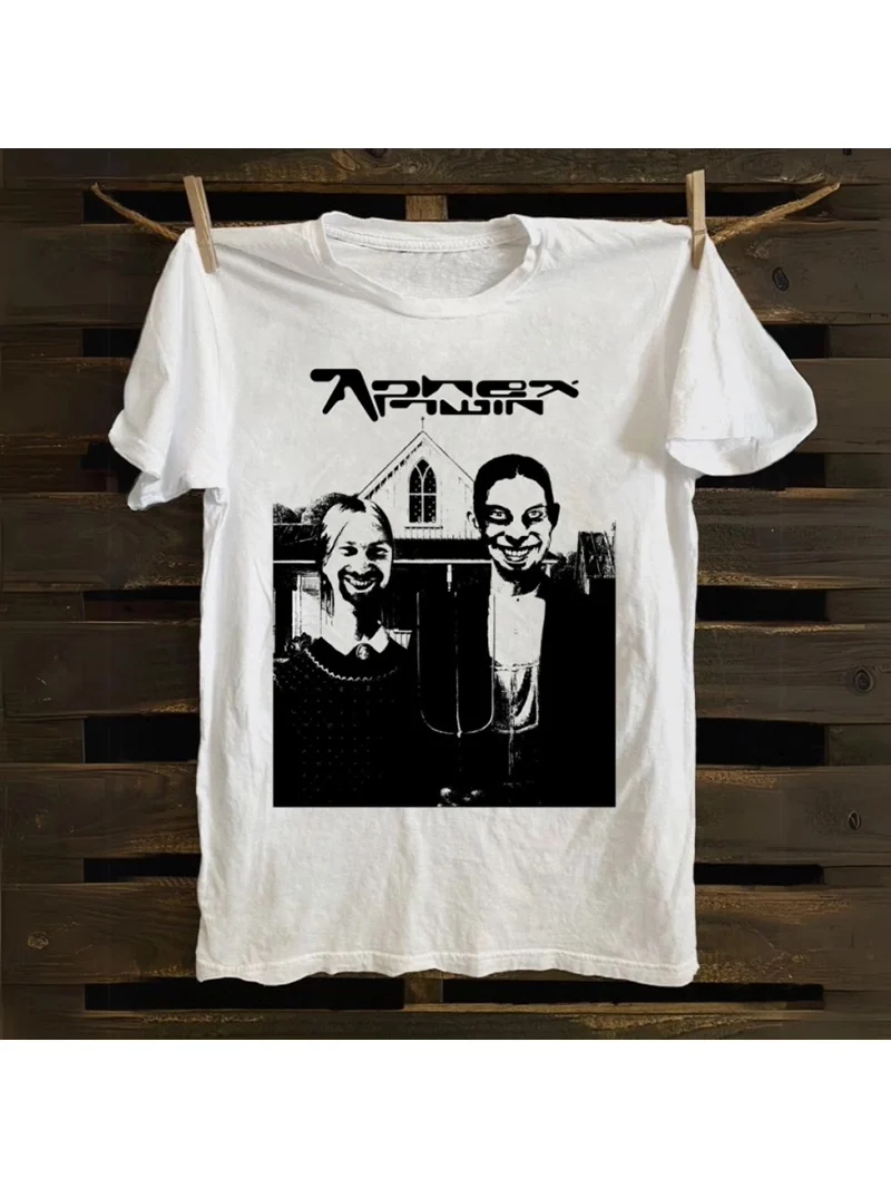 

Aphex Twin Richard David James Ro High Street ort Sve Pure Cotton T-irt Musician Printed Casual Breathable ex Tee