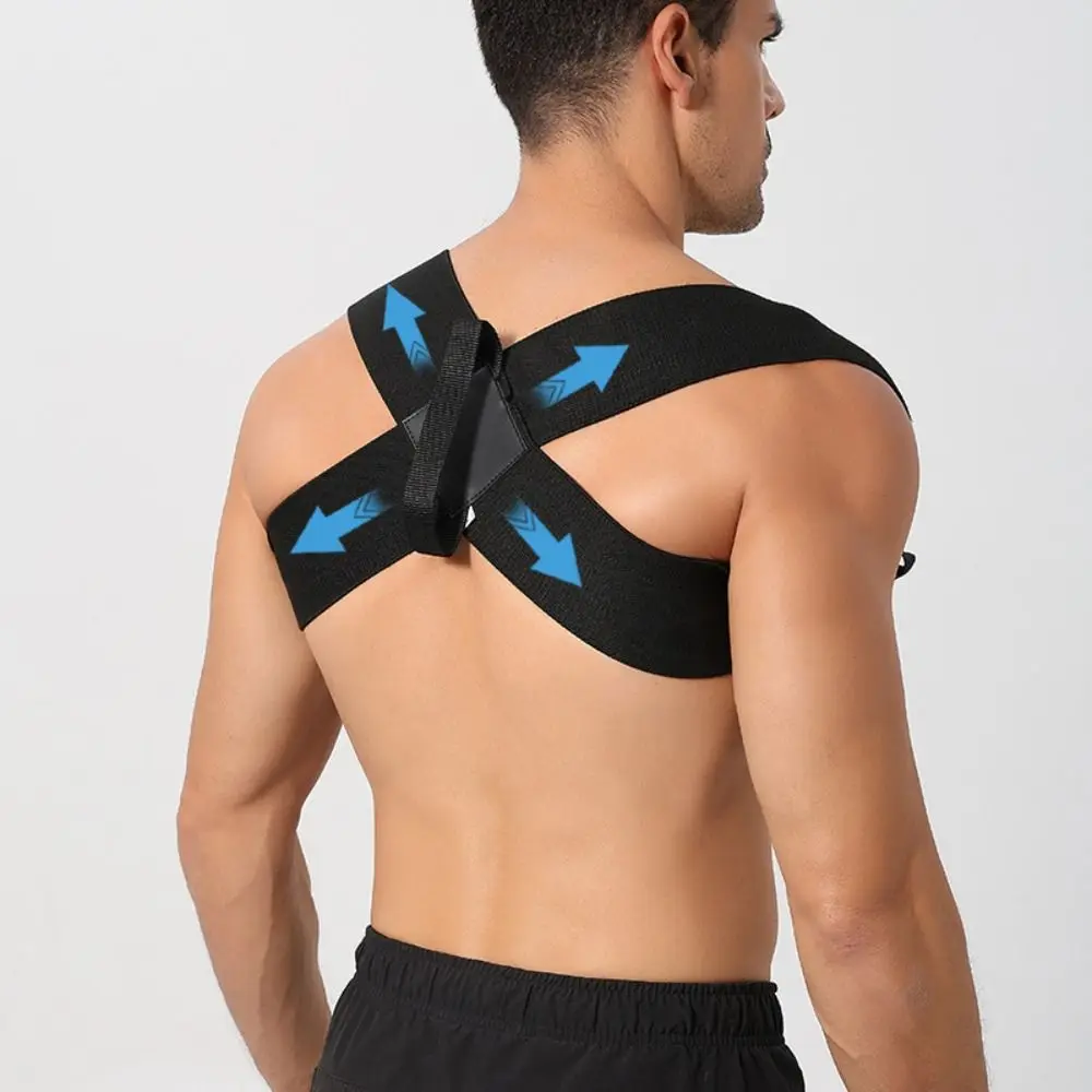 Breathable Soft Elastic Fabric Hunchback Corrector Waist Widening High Tensile Posture Correction Belt Anti-camel