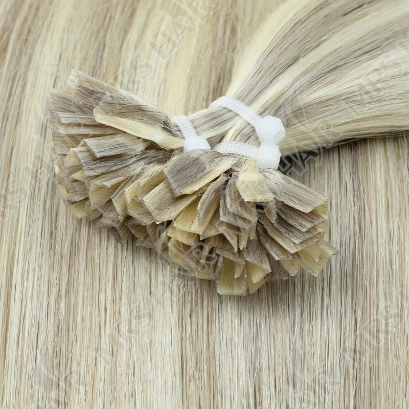 K Tip Hair Extensions Keratin Human Hair Hot Fusion Hair Extension 1cm Italy Keratin Glue Machine Remy 12-24inch 30 50G/pack